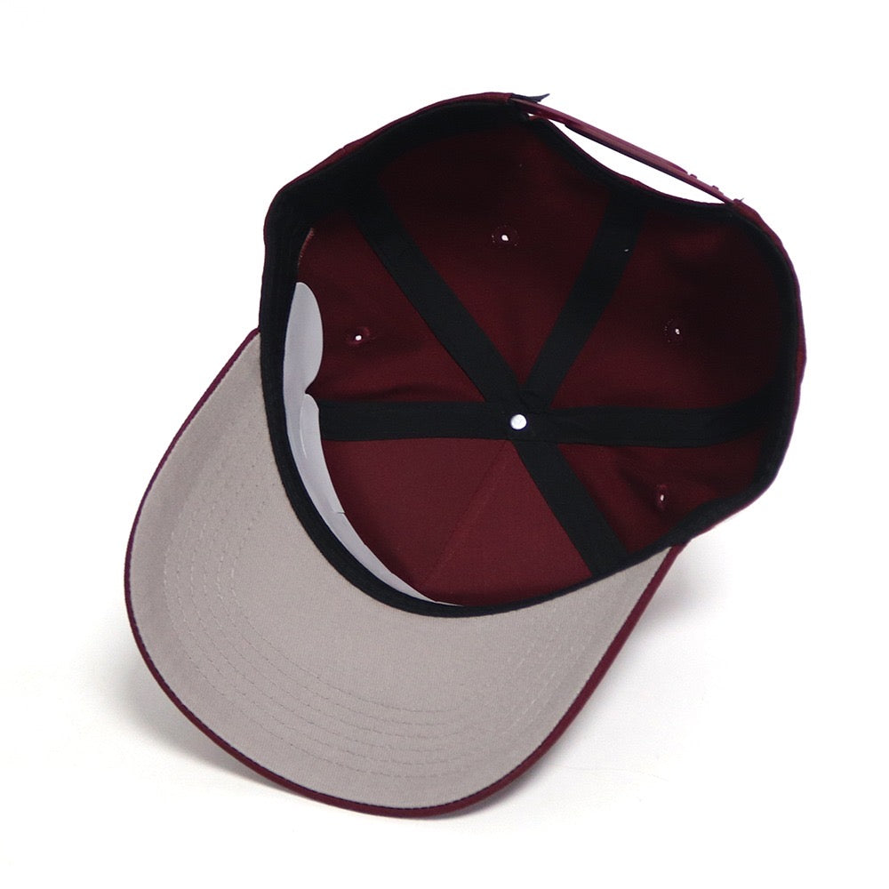 Loiza - PR Flag - Burgundy and Gray Bottom