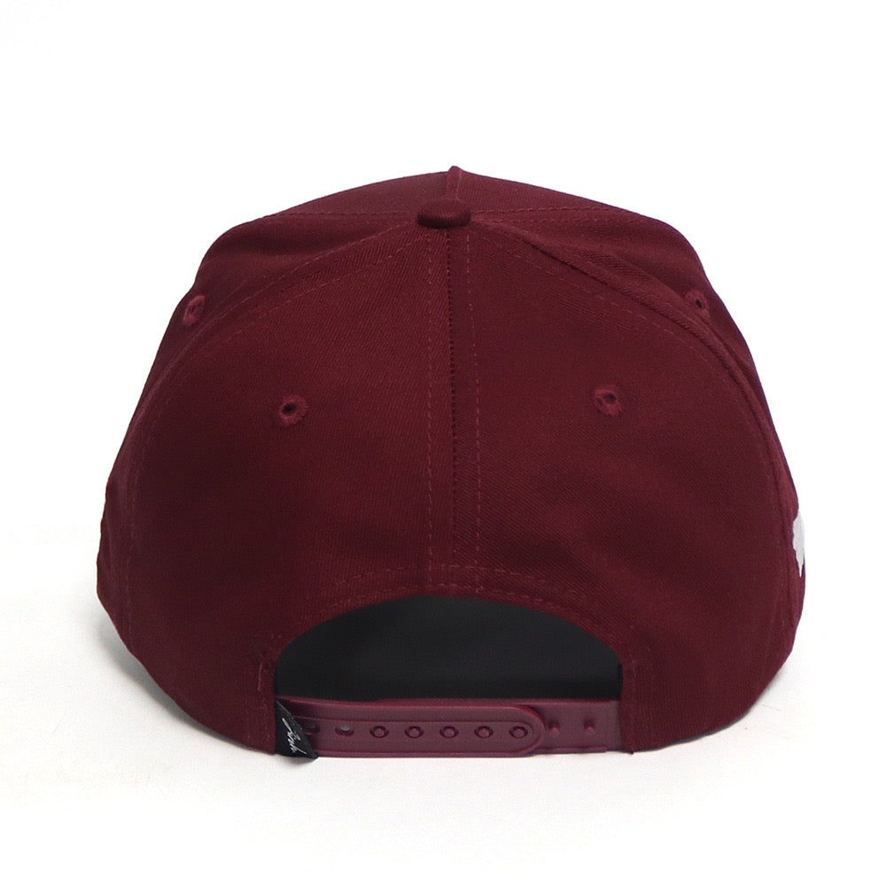 Loiza - PR Flag - Burgundy and Gray Bottom
